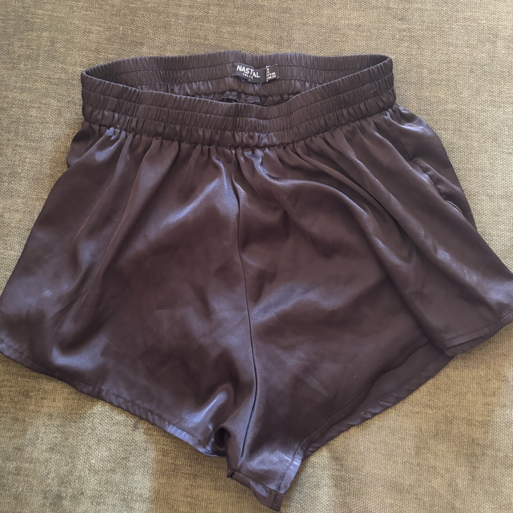 Nasty gal satin shorts